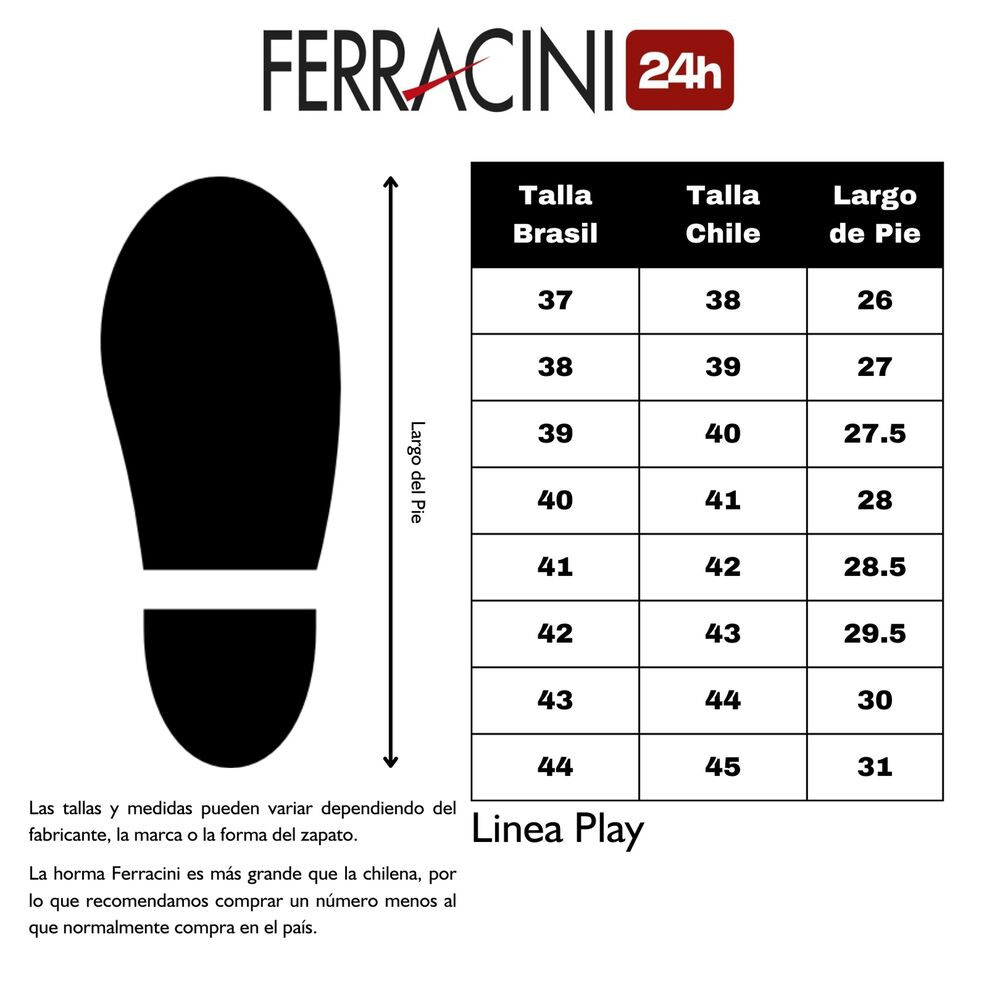 Zapato Ferracini Hombre 3301 Play Caf&eacute; Oscuro Casual image number 6.0